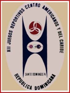 Emblema XII Juegos Centroamericanos y del Caribe Santo Domingo 74