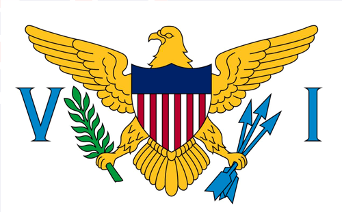 Bandera de Islas Vírgenes de EE.UU.