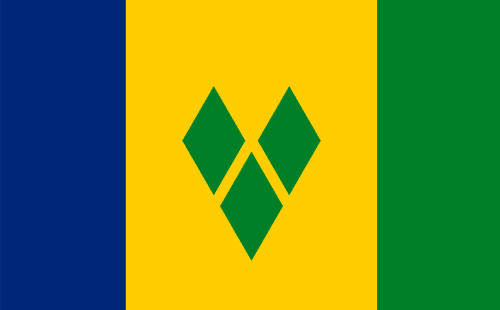 Bandera de San Vicente y las Granadinas